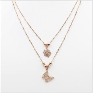 Double chain necklace
